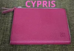 【極美品】CYPRIS（キプリス）財布 L字ファスナーコンパクト レッド