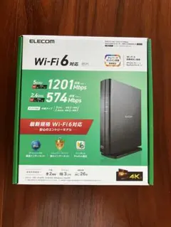 【新品未開封】エレコム Wi-Fi6 無線LANルーター ELECOM