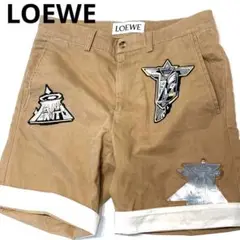未使用 LOEWE 現行 カーゴショートパンツ 牛革ロゴパッチ グレー 34 2025年最新】LOEWE メンズ ショートパンツ・ハーフパンツの人気