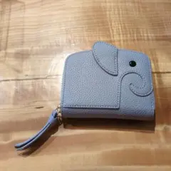 象デザイン 二つ折り財布