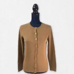 美品【L】ユナイテッドアローズ 金ボタンカーディガン ニット レディース 古着