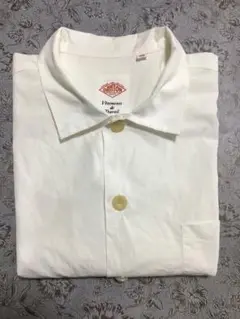 DANTON コットンポプリンワイドシャツ Men's【JD-3609 MSA】