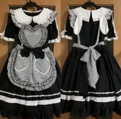 Baby うさくみゃワンピ+Angelic Pretty エプロン