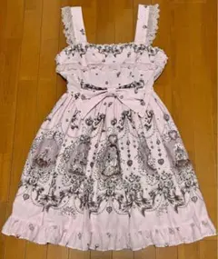 ベイビーザスターシャインブライトシンデレラジュエリー柄ジャンパースカート