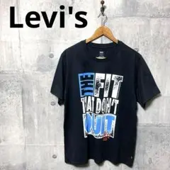 Levi's リーバイス メンズ プリントTシャツ L ブラック