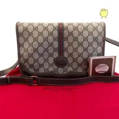 極美品 GUCCI グッチ オールドグッチ ショルダーバッグ シェリーライン