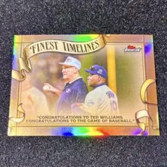 テッド・ウィリアムズ リフラクター MLB 2025 topps finest