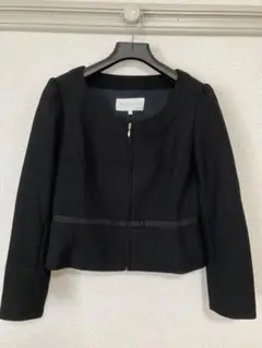 プロポーション ボディドレッシング M ノーカラージャケット ブラック