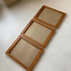 無印良品　MUJI 額縁　壁掛け　３つセット