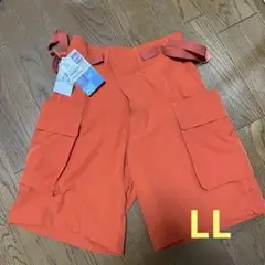ワークマン エックスブースターII ショートカーゴパンツ LL オレンジ