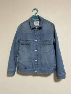 【ikka】ライトブルーデニムジャケット　レディース M