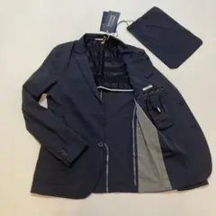 【希少】JACK & JONES メンズ ジャケット ネイビー 軽量 Mサイズ