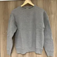 THE FLAT HEAD』雪柄 スウェット 裏起毛 チャコールグレー 【L