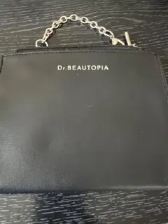 未使用 Dr.BEAUTOPIA ノベルティ ブラックポーチ 財布 チェーン付き