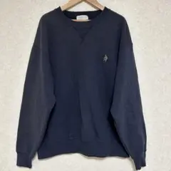 Ciaopanic Typy クルーネック トレーナー ネイビー 刺繍