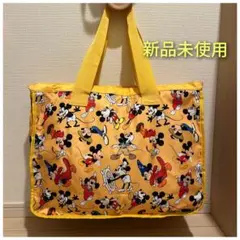 廃盤 新品未使用 ディズニーストア ミッキー歴代柄トートバッグ ボストンバッグ
