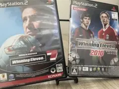 PS2 ワールドサッカーウイニングイレブン ①7 ②2010
