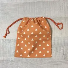 ハンドメイド　巾着袋 鱗文様