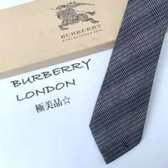【期間限定】極美品 バーバリー ロンドン ネクタイ チェック柄 即購入OK