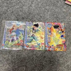 最強ジャンプ付録キャラクターカードセット覚醒ポップ 3枚