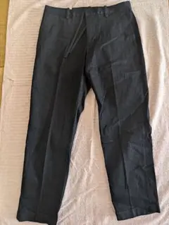 【新品】ユニクロ　EZYアンクルパンツ デニム Mサイズ　ブルー