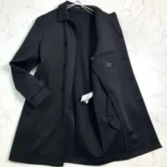 ほぼ新品ザラ マン ボンディングステンカラーコート ロング メンズM B0329