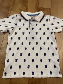 マザウェイズ　クマ柄ポロシャツ 110