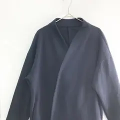 【ROPE】ロペ　ノーカラージャケット　ネイビー　36　S
