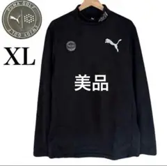 ✨美品✨ PUMA GOLFゴルフ プーマ 厚手 ロンt 長袖 モックネック 黒
