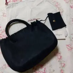 Salvatore Ferragamo フェラガモ 本革 フリンジ トートバッグ