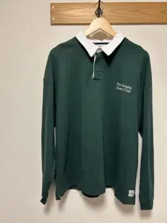 WEGO　襟付き長袖付きtシャツ　グリーン