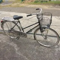 昭和レトロ ビンテージ タカクラ VILLA 自転車 ママチャリ 当時物グリーン 昭和レトロ ビンテージ タカクラ VILLA 自転車 ママチャリ 当時