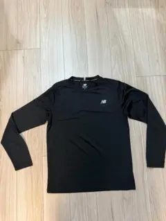 ニューバランス ランロングスリーブ Tシャツ MT11206 ブラック M