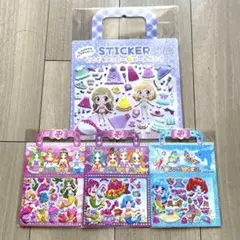 【未使用】どこでもハッピー　着せ替えシールパック×1 おきがえWSEAL ×3