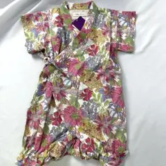 リバティ柄甚平オール