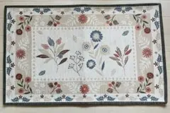minilabo 花柄室内用玄関マット