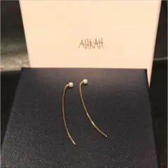 今月中。値下げ❗️アーカー サスペンドパールピアス 両耳セット