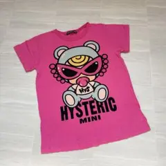 ヒステリックミニ　«100» テディー BIG 半袖 Tシャツ ピンク