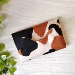 猫耳付きティッシュケース 三毛猫柄