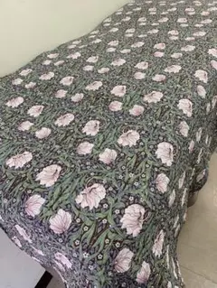 モリスピンパネル風キルトマルチカバーPK　200×250cm