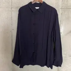 【JOINT WORKS】ネイビー チャイナシャツ