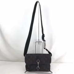 GUCCI グッチ GGキャンバス ショルダーバッグ ブラック レディース