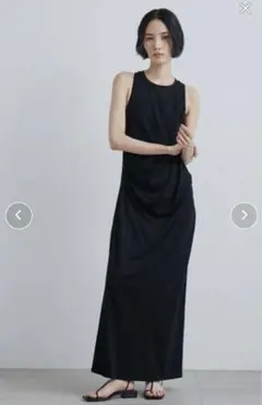 MIESROHE ツイストカットナローワンピース　ブラック　0サイズ