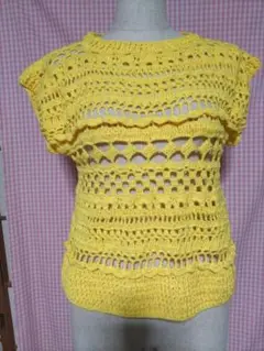 ハンドメイド　スパイシ―パタンのベスト