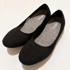 美品✨allbirds ツリーブリーザー ブラック フラットシューズ 24