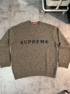 Supreme Contrast Logo Sweater XLサイズ