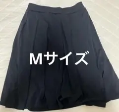 【新品】フレアスカート　ストレッチ　Mサイズ　ブラック　綺麗め　オフィス