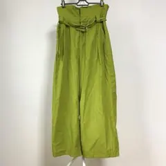 ☆2700 ハンチ　ワイドパンツ 綿100%