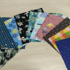 ★A41★カットクロス/プリント生地/国産/25cm×25cm/10点