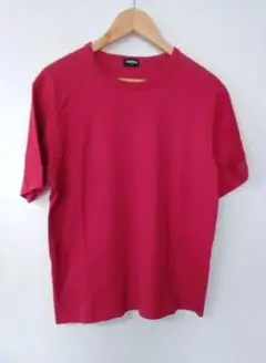 ユニクロ　Tシャツ　赤　L #H9